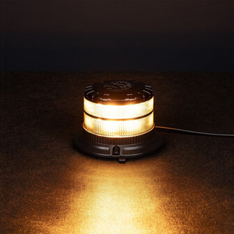 X-Spider LED Rundumleuchte Dark Look | Magnet | Orange