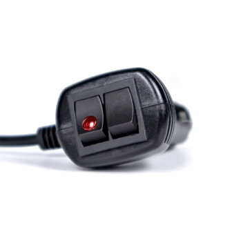 X-Spider LED Rundumleuchte Dark Look | Magnet | Orange