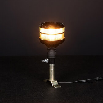 X-Spider LED Rundumleuchte Dunkle Optik | 2 Blitzmodi | Orange