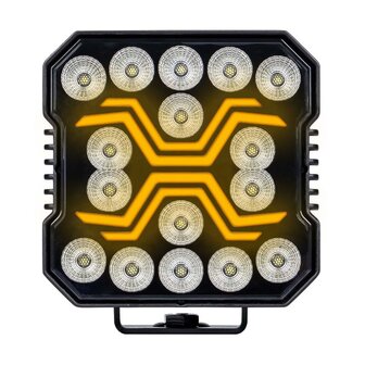 X-Spider LED-Arbeitsleuchte | Wei&szlig; + Orange | Tagfahrlicht | 4200 lm