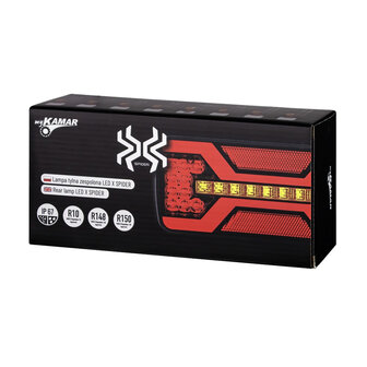 X-Spider LED-R&uuml;cklicht |+R&uuml;ckfahrlicht | Kennzeichenbeleuchtung | 5P-Bajonett | Links