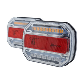 LED R&uuml;ckleuchten Set Kabellos 12/24V