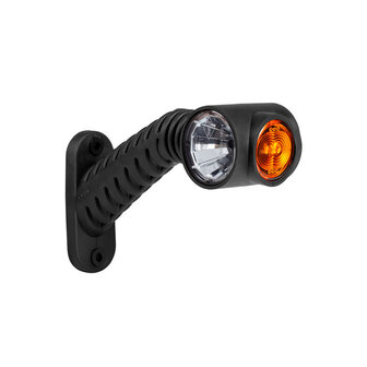 Horpol LED Begrenzungsleuchte 3-Funktionen Schr&auml;g Lang R Dark Look