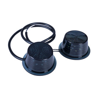Horpol LED Begrenzungsleuchte Units Rot &amp; Wei&szlig; | MDBC 2591/GRAPHITE