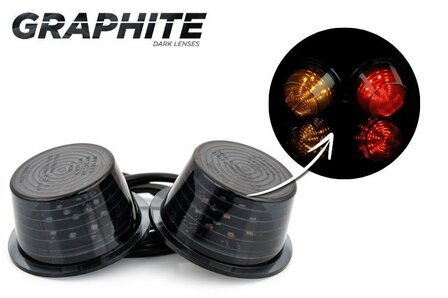 Horpol LED Begrenzungsleuchte Units Orange &amp; Rot | MDBC-2623/GRAPHITE