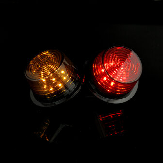 Horpol LED Begrenzungsleuchte Units Orange &amp; Rot | MDBC-2623/GRAPHITE