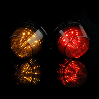 Horpol LED Begrenzungsleuchte Units Orange &amp; Rot | MDBC-2623/GRAPHITE