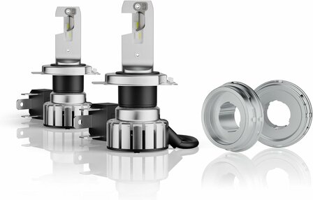Osram Night Breaker LED Vintage H4 + R2 ECE-zugelassenes Set | +330%