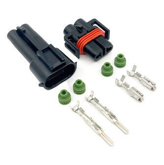Aptiv Metri-Pack-280 - H9 Connector Satz Male + Female | 2-Polig