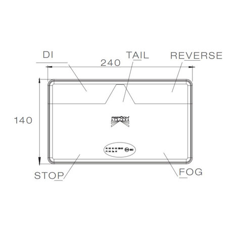 Aspöck Rückleuchte MultiLED II Rechts 5P