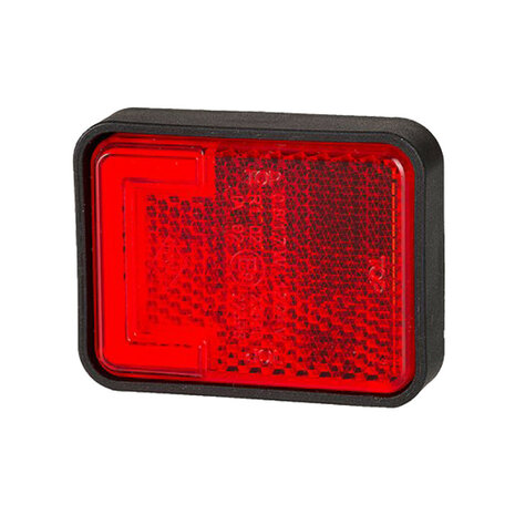 Horpol LED Positionsleuchte Rot + Reflektor NEON Look