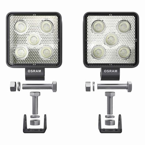 Osram Mini LED Arbeitsscheinwerfer Eckig VX70-WD 2 Stück - FahrzeugLED