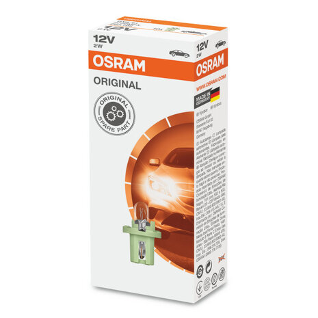 Osram Glühbirne BX8.4d 12V Original Line 10 Stück