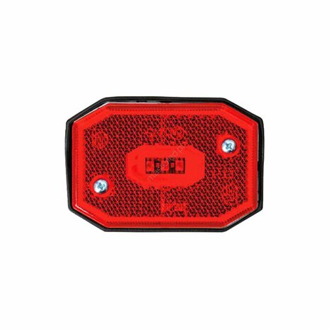 Fristom LED Positionsleuchte Rot + Reflektor FT-001 C LED