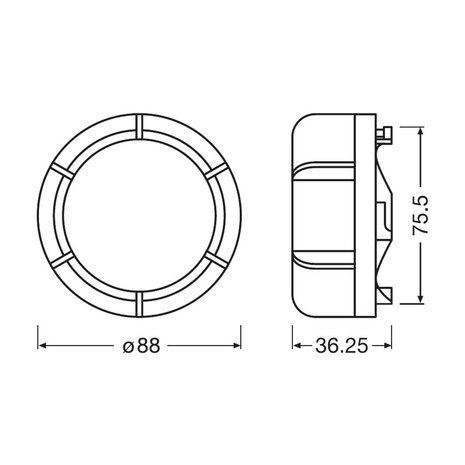 Osram Ledriving Deckel Set LEDCAP01