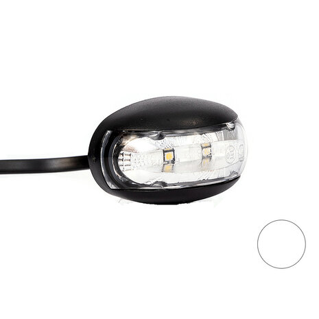 Fristom FT-012 B LED Positionsleuchte Weiß Oval