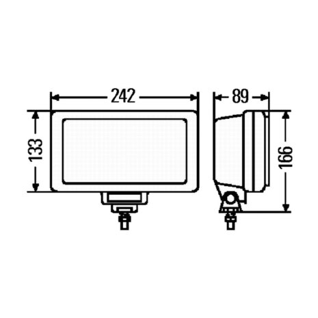 Hella Verstr Jumbo 220 chroom rand zKap | 1FE 006 300-001