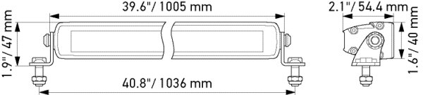 Hella LED Slim Lightbar 40" | 1FJ 358 176-321