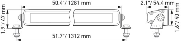 Hella LED Slim Lightbar 50" | 1FJ 358 176-331