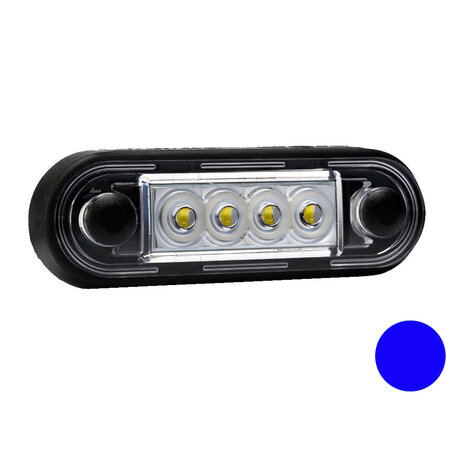 Fristom FT-073 N LED-Markierungsleuchte Blau Kurz