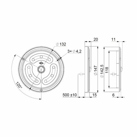 Horpol LED Innenleuchte + Sensor Kalt Weiß LWD 2759