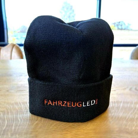 FahrzeugLED Mütze Schwarz