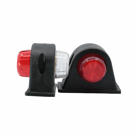 Dasteri LED Begrenzungsleuchte 10-30V Rot + Weiss (Satz)