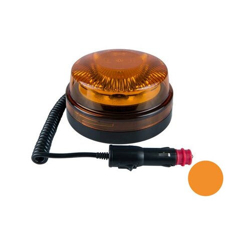 Dasteri LED Rundumleuchte Mit Magnetfuss Orange