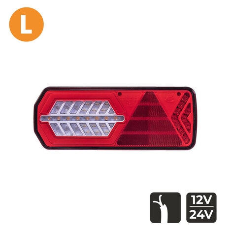 Dasteri DSL-5001TR LED Rückleuchte Links + Dreieckig Reflektor