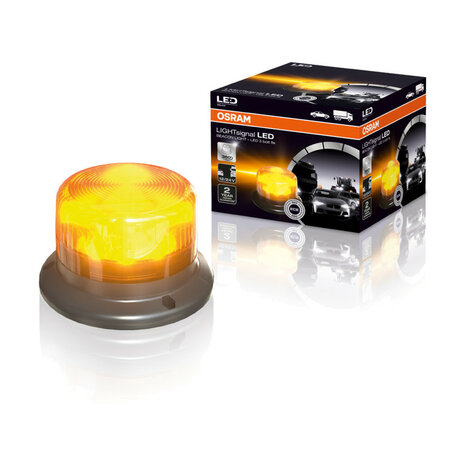 Osram LED Rundumleuchte Flache Montage Orange RBL102