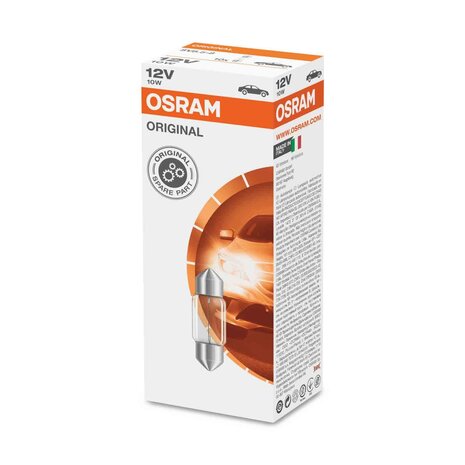 Osram Glühbirne 12V 10W SV8.5-8 Original Line 10 Stück