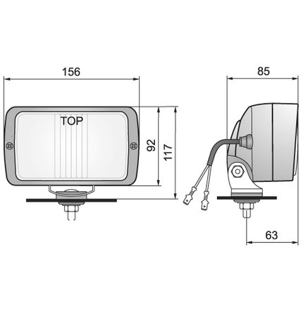 Wesem Halogen Nebelscheinwerfer HP3