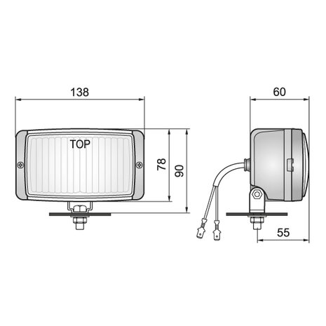 Wesem HM1 Halogen Fernscheinwerfer