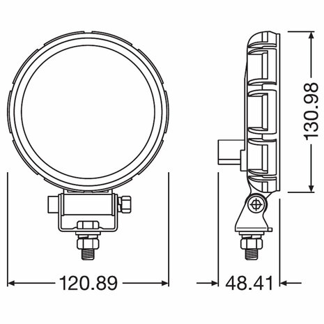 Osram LED Rückfahrscheinwerfer Rund FX120R-WD