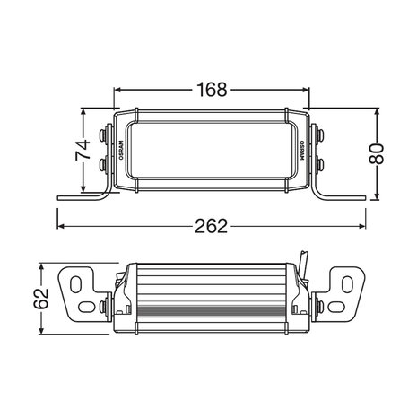 Osram LED Lightbar Fernscheinwerfer VX180-SP DR 17cm