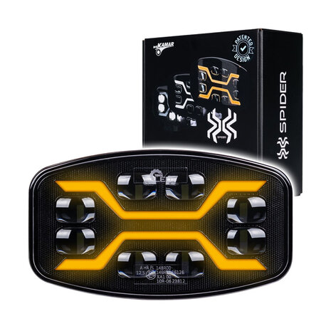 X-Spider LED-Strahler | Tagfahrlicht + LED-Blinker