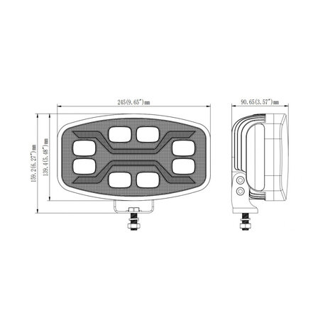 X-Spider LED-Strahler | Tagfahrlicht + LED-Blinker