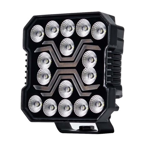 X-Spider LED-Arbeitsleuchte | Weiß + Orange | Tagfahrlicht | 4200 lm
