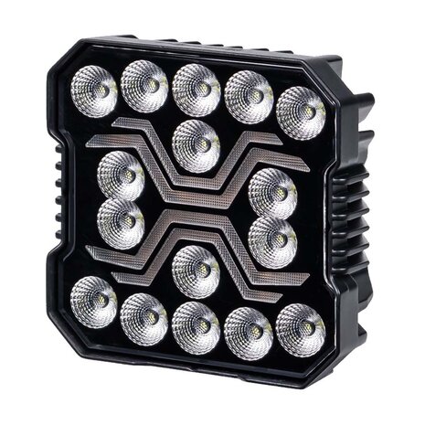 X-Spider LED-Arbeitsleuchte | Weiß + Orange | Tagfahrlicht | 4200 lm
