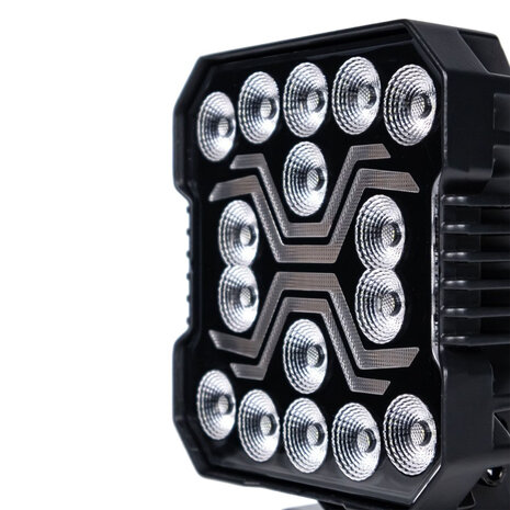 X-Spider LED-Arbeitsleuchte | Weiß + Orange | Tagfahrlicht | 4200 lm