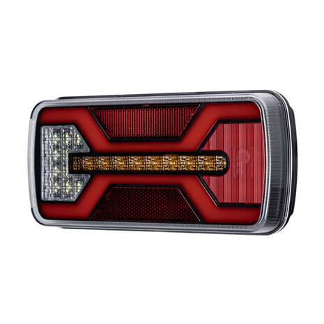 X-Spider LED-Rücklicht |+Rückfahrlicht | Kennzeichenbeleuchtung | 5P-Bajonett | Links