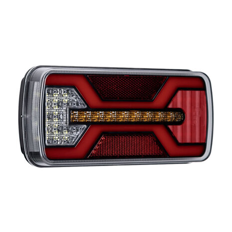 X-Spider LED-Rücklicht |+Rückfahrlicht | Kennzeichenbeleuchtung | 5P-Bajonett | Links