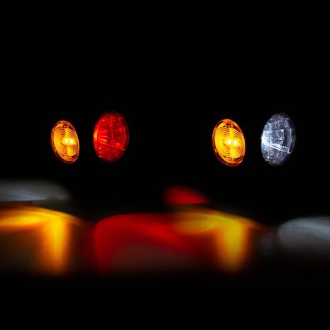 Horpol LED Begrenzungsleuchte 3-Funktionen Schräg Lang R Dark Look
