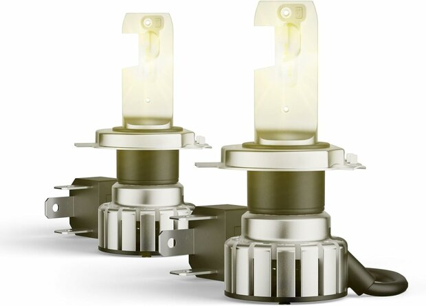 Osram Night Breaker LED Vintage H4 + R2 ECE-zugelassenes Set | +330%
