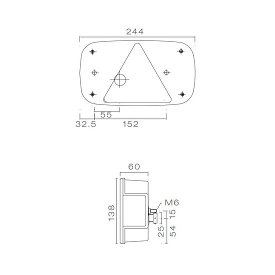 Asp&ouml;ck Multipoint III R&uuml;ckleuchte Rechts