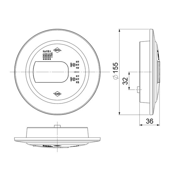 Horpol LED R&uuml;ckleuchte Links Chrome LUNA LZD 2448