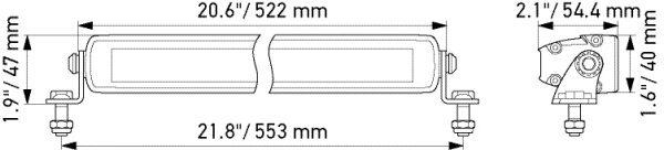 Hella LED Slim Lightbar 20&quot; | 1FJ 358 176-301