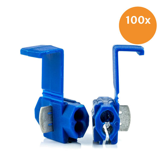 Schnellverbinder Blau (1,5-2,5mm2) 100 Stück