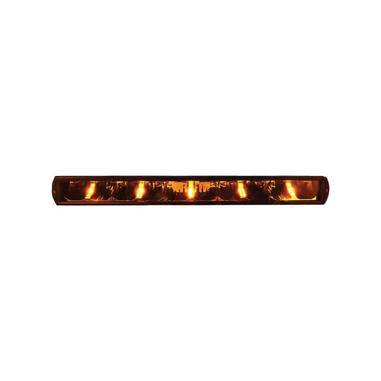 Boreman LED-Lightbar Curved + Stadtlicht Wei&szlig; oder Orange 20&quot;