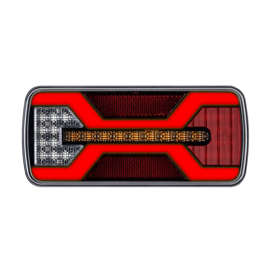 X-Spider LED-R&uuml;cklicht |+R&uuml;ckfahrlicht | Kennzeichenbeleuchtung | 5P-Bajonett | Links